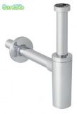 Сифон для раковины GEBERIT D40 (хром) 151.035.21.1   (30см)