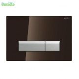 Смывная клавиша Sigma40 стекл/умбра/алюминий 115.600.SQ.1