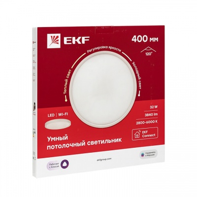 EKF Connect Умный потолочный светильник 400 мм