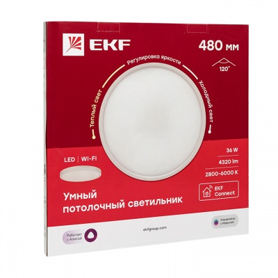 EKF Connect Умный потолочный светильник 480 мм