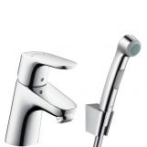 Смеситель для раковины с гигиеническим душем Hansgrohe Focus 31926000