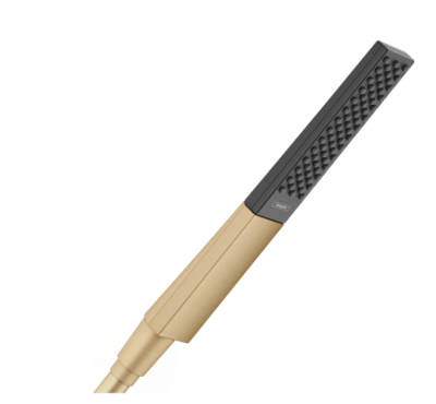 Ручной душ Hansgrohe Rainfinity Baton 100 1jet 26866140 шлифованная бронза