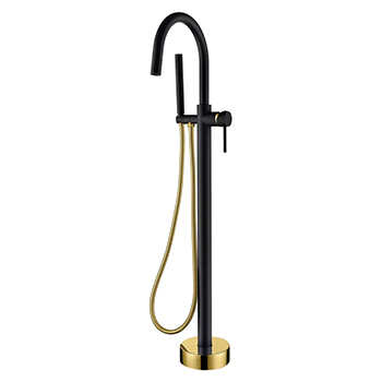 Смеситель для ванны BOHEME Uno 469-BG Black Gold