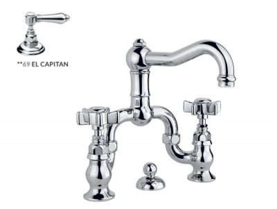 Смеситель для раковины, Nicolazzi, El Capitan, цвет-Tuscan Brass