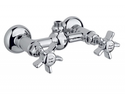 Смеситель для душа, Nicolazzi, Ceramica Nera, цвет-Bright Nickel