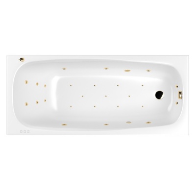 Ванна WHITECROSS Layla Slim 180x80 "ULTRA" (золото)