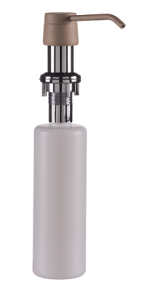 Дозатор жидкого мыла ROSSINKA врезной AC-22P-Beige-Granite