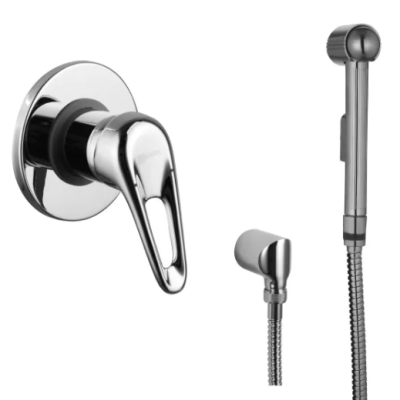Смеситель Lemark Luna LM4119C с гигиеническим душем, встраиваемый, хром