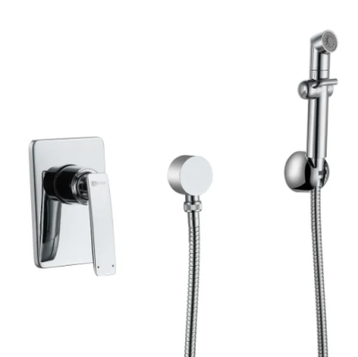 Смеситель Lemark Bellario LM6819C с гигиеническим душем, встраиваемый, хром