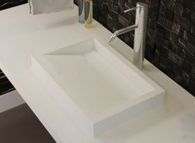 Раковина для ванной комнаты из искусственного камня Kolpa-san GRADIENT ON 50*40