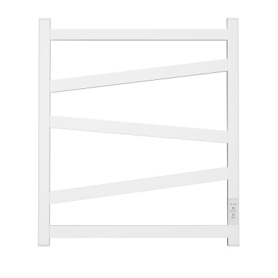 Полотенцесушитель электрический Point Феникс PN15856W П5 500x600, диммер справа, Белый
