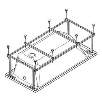 Каркас для ванны Santek Каледония 170x75