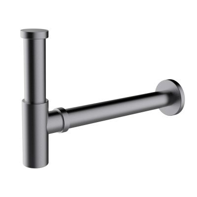 Сифон для раковины CLEVER ELEGANCE, 1 1\4, оружейная сталь