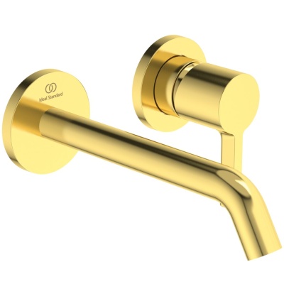 IS JOY Смеситель встраиваемый для раковины, излив 180 мм, монтаж с A1313NU, PVD Brushed Gold