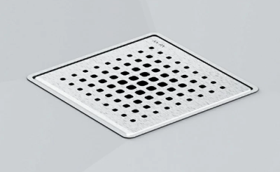 Душевой трап 10x10 AM.PM MasterFlow W01BD-P11-010-01SB комбинированный затвор со стальной матовой решеткой