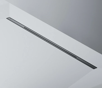 Душевой трап (лоток) 100 AM.PM MasterFlow Slim W01SC-S11-100-05BM комбинированный затвор с черной матовой решеткой