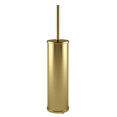 NEW K-1027BRUSHED GOLD  Щетка для унитаза напольная