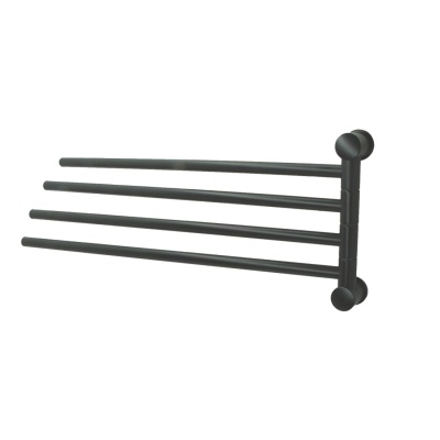 K-1034GUN METAL Держатель полотенец четверной