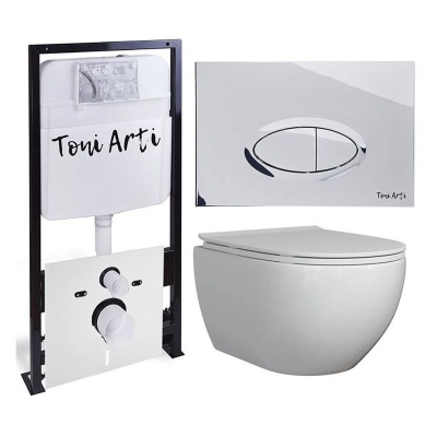 Комплект TONI ARTI TA-01 + Baglio с сиденьем с микролифтом, с клавишей Freto TA-0051
