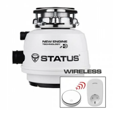 Измельчитель пищевых отходов Status Next 200 Wireless, 9810702, беспроводной выключатель, бытовой, 560 Вт