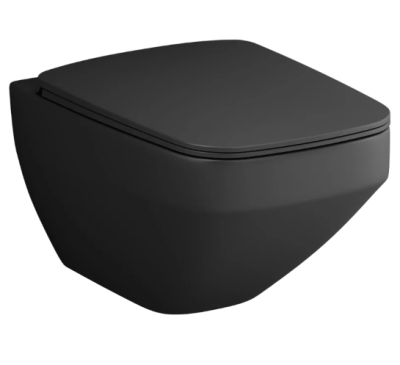 Унитаз подвесной AM.PM Inspire V2.0 FlashClean C50A1700MBSC безободковый, черный матовый