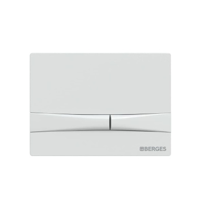 040054 Кнопка BERGES для инсталляции NOVUM F4 Soft Touch белая
