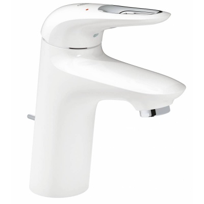 Смеситель для раковины GROHE Eurostyle new с донным клапаном 23374LS3 (белый)