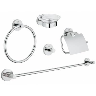 Набор аксессуаров GROHE Essentials (5 предметов), хром 40344001