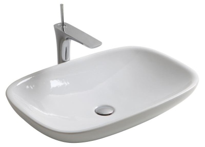 Раковина накладная Olympia Clear 31CL011 / CLE4266001 66x44 см цвет белый