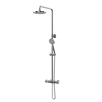 09CR687THD250F3D110 Nove Душевая система с термоcтатом, фиксированный излив, хром