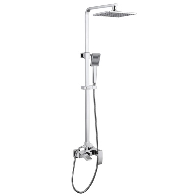 Душевая стойка ABBER Wasserfall AF8616L с изливом, хром