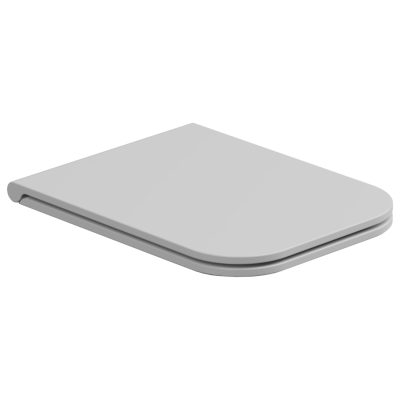 Крышка с сиденьем для подвесного унитаза с микролифтом GSG Ceramic Design Brio BRCOPRSLTICR000, белый глянцевый