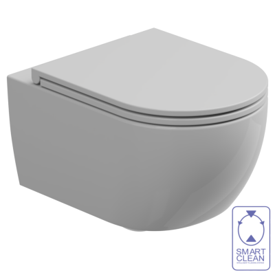 Чаша подвесного унитаза со смывом Smart Clean GSG Ceramic Design Like LKWCSO000, белый глянцевый