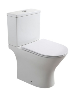 CS3224OK Унитаз Calypso компакт 615*360*745мм, смыв rimless, белый