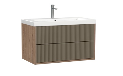 Тумба CLASSIC RIBBLE 80 коричневый 