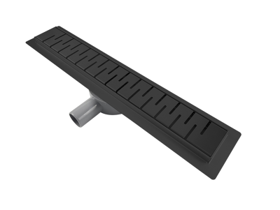 R651.70.09 Душевой трап 70*700мм Raglo оружейная сталь (графит)