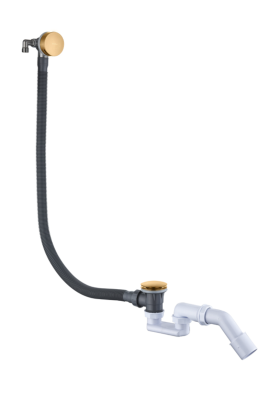 Слив-перелив для ванны, функция наполнения Bronze