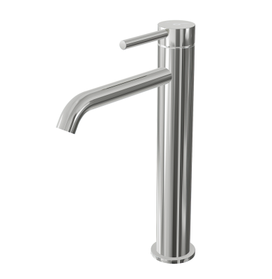 Высокий смеситель для раковины Oliveeka OL-88239017-BN, никель матовый