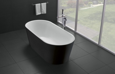 Ванна акриловая отдельностоящая BELBAGNO BB71 -NERO