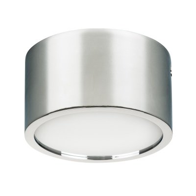 211914 Светильник ZOLLA CYL LED-RD 10W 780LM ХРОМ 3000K IP44 (в комплекте)