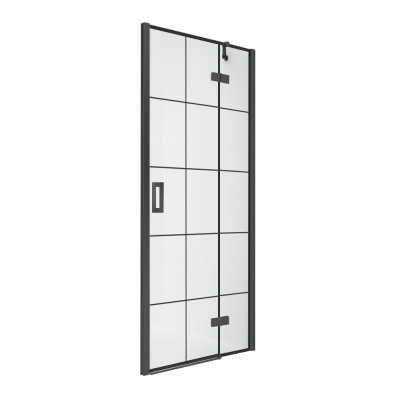 Дверь в нишу 580 NEW RENOMA BLACK R 80x195 D-0367A (черный)