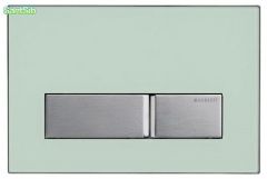Смывная клавиша Sigma50 зеленое стекло