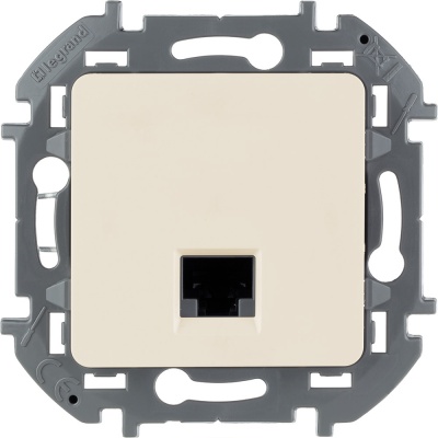 Информационная розетка RJ 45 - категория 6 - UTP - INSPIRIA - Слоновая кость