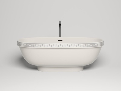 Ванна отдельностоящая NEW 
GRECA
MEANDER
RAL  полностью S-Stone 1800х800 Матовое