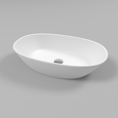 Умывальник WHITECROSS Amazon 60x35 (белый мат) иск. камень