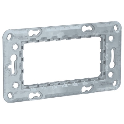SE Unica Modular Суппорт Zamak 4 модуля