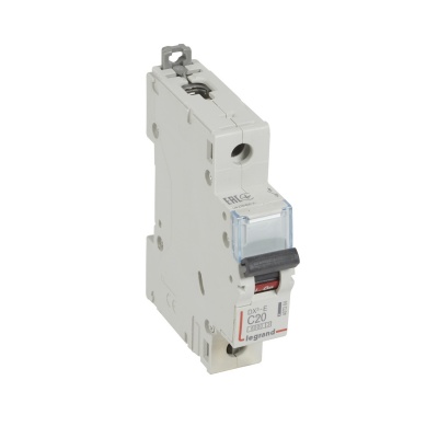 Legrand DX3-E Автоматический выключатель 1P 20А (С) 6000/6kA