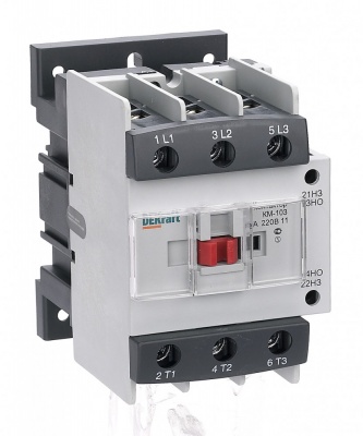 DEKraft Контактор 95А 220В АС3 1НО+1НЗ КМ-103