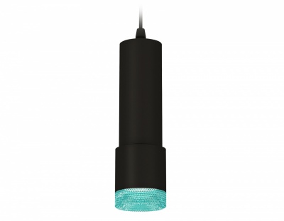 Ambrella Комплект подвесного светильника XP7402004 SBK/BL черный песок/голубой MR16 GU5.3 (A2302, C6343, A2030, C7402, N7194)